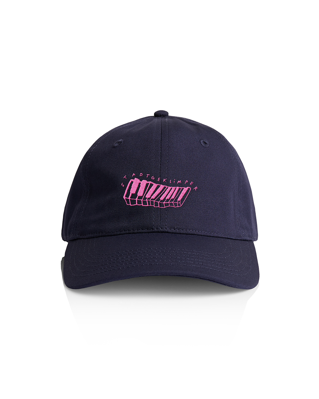 Cap „Klaviatur“ Dunkelblau - rosa