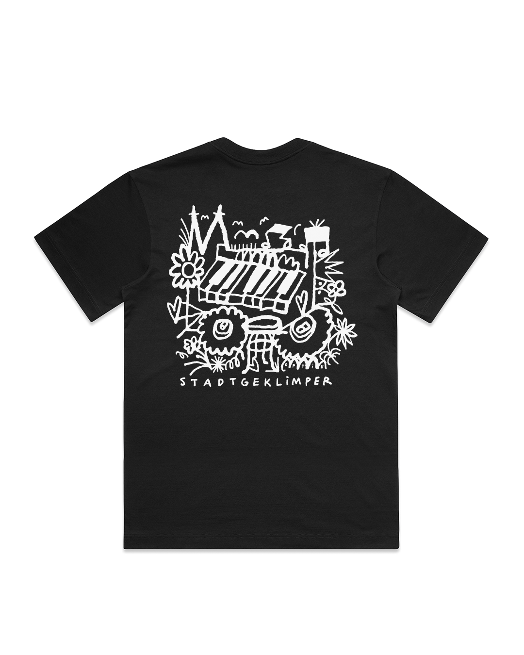 Stadtgeklimper Tee "Köln" schwarz